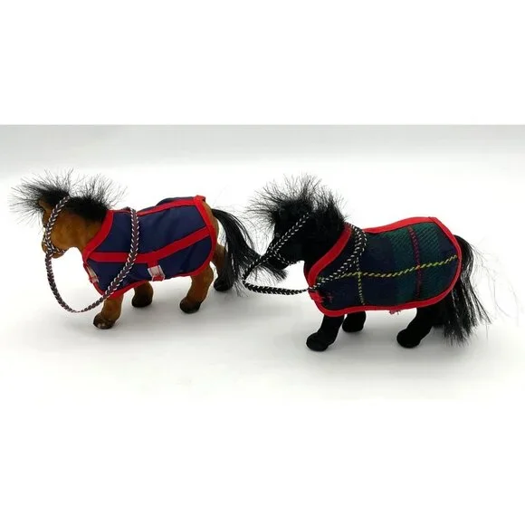 Chelful Pony World Vintage Equestrian Jumping Playset Mat Doll Horses Dog